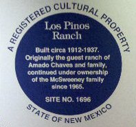 Los Pinos Guest Ranch is a New Mexico historical landmark.